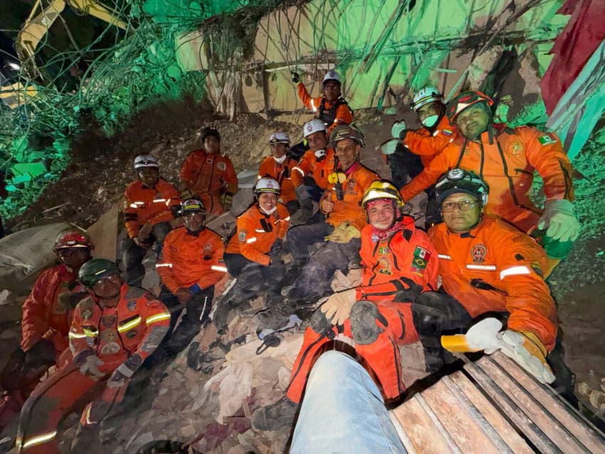 Mexico’s volunteer ‘mole’ rescuers race to save lives after Venezuela’s twin earthquakes