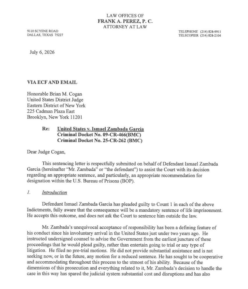 EL Mayo letter