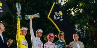 Del Toro on podium