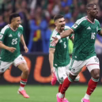 World Cup n field celebration of goal