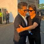 Jorge Campos and Tom Cruise share a moment