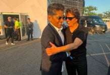 Jorge Campos and Tom Cruise share a moment