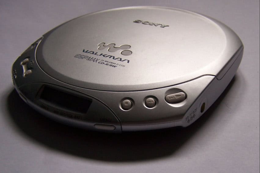 A Sony CD walkman