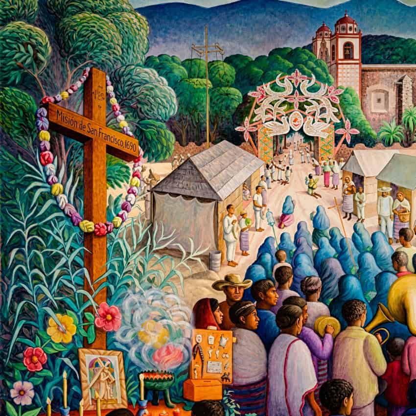 "Pedimento o manda" ("Petition or Vow") painting by Arturo Estrada