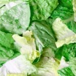 pieces of lettuce