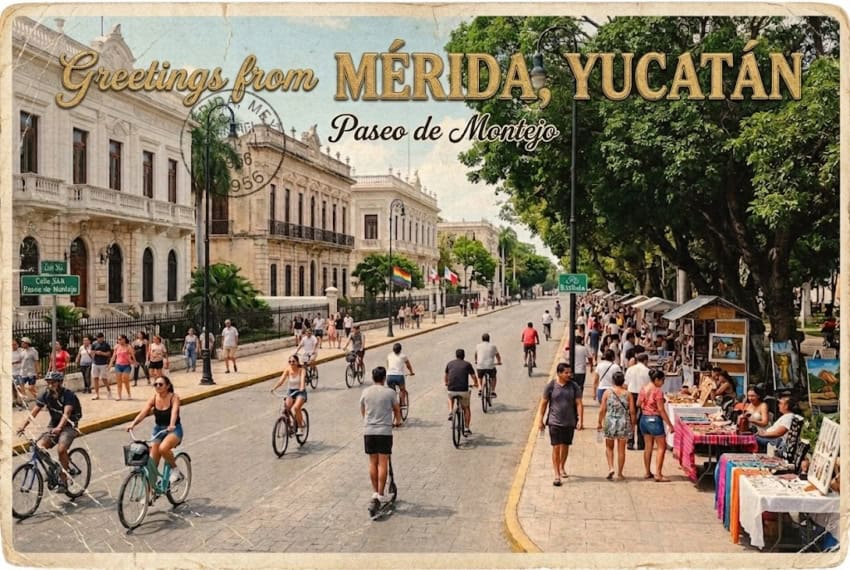 Postcards from Mexico: On the Paseo de Montejo in Mérida