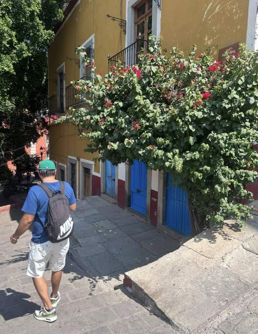 Hilly steps in Guanajuato