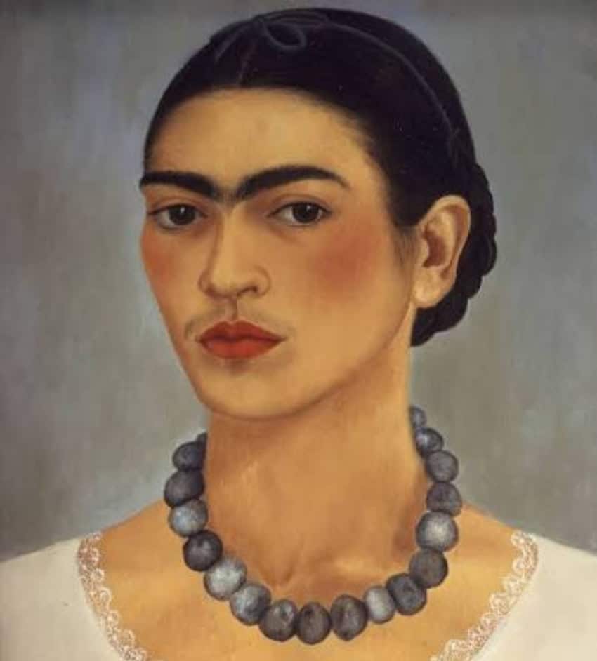 Frida Kahlo "Self Portrait with Necklace" (1933)
