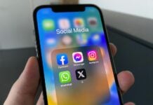 social media apps on a phone