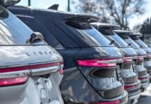 Lincoln SUVs in a row