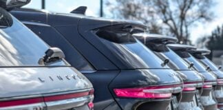 Lincoln SUVs in a row
