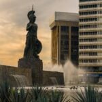 La Minerva sculpture in Guadalajara