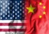 The American flag and the Chinese flag