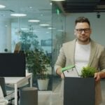 person at office