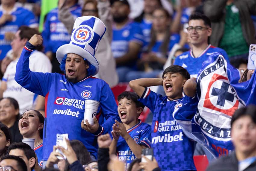 Cruz Azul fans in Mexico City