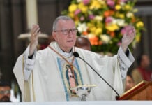 Cardinal Pietro Parolin presides at Mass at the Basilica of Our Lady of Guadalupe in Mexico City on Wednesday.
