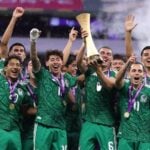 Mexico's U-20 team celebrates its victory over USA on Aug. 9, 2026