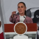 President Sheinbaum at her morning press conference August 28