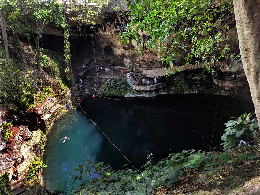Cenotes Zaci in downtown Valladolid