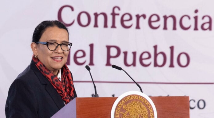Interior Minister Rosa Icela Rodríguez