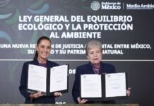 President Sheinbaum and Environment Minister Alicia Bárcena