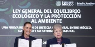 President Sheinbaum and Environment Minister Alicia Bárcena
