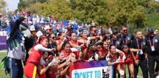 womens' flag football team