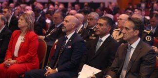 garcía harfuch and cole at DEA conference