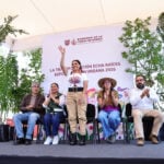 Clara Brugada tree-planting annuncement