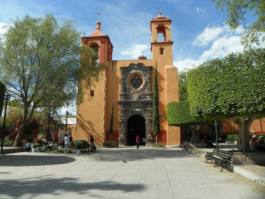 The Iglesia del Hospital de San Juan de Dios in San Miguel de Allende.