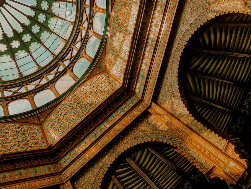 Interior texture from the Morisco Kiosk in Santa María de la Ribera.