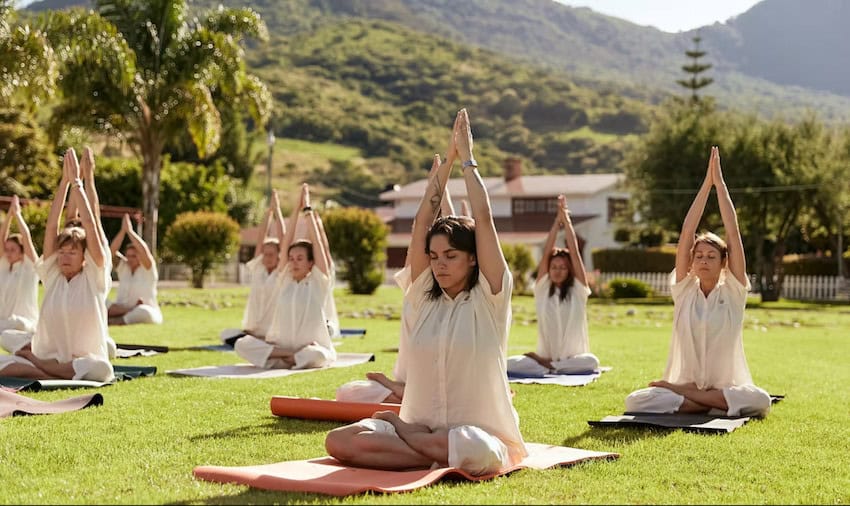 Yoga practices and asanas