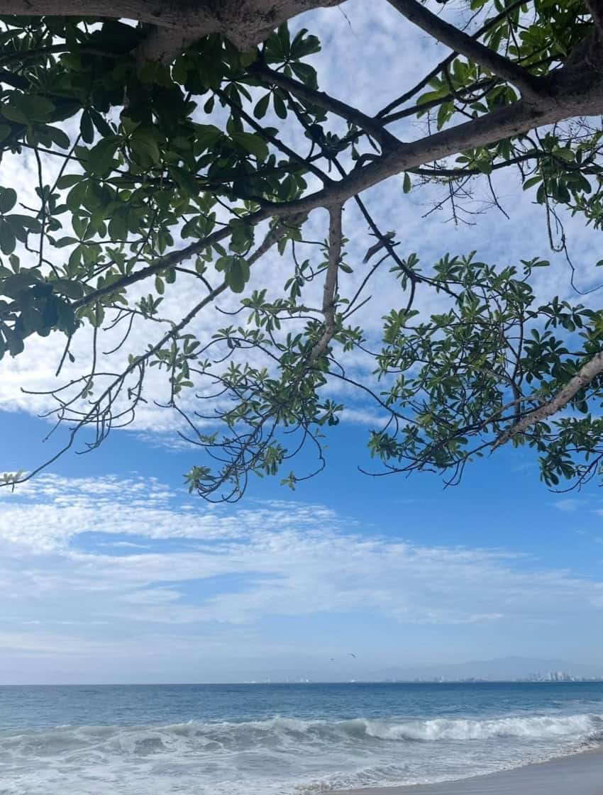 View of the Pacific Ocean in Jalisco
