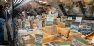 cheese display