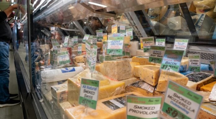cheese display