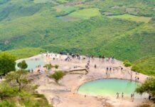 Hierve el Agua in Oaxaca.