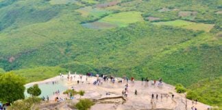 Hierve el Agua in Oaxaca.