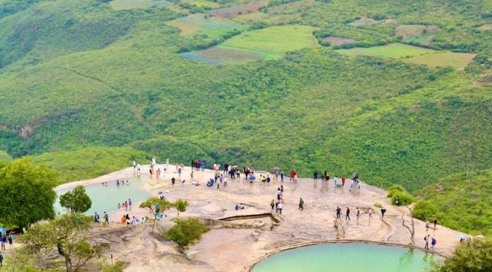 Hierve el Agua in Oaxaca.