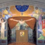 Diego Rivera's "La Creación" at the Antiguo Colegio de San Ildefonso.