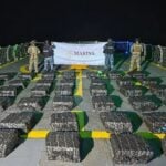 cocaine packages seized by Mexico's Navy