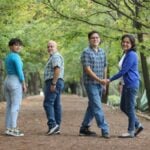 Mexican family walk in the US