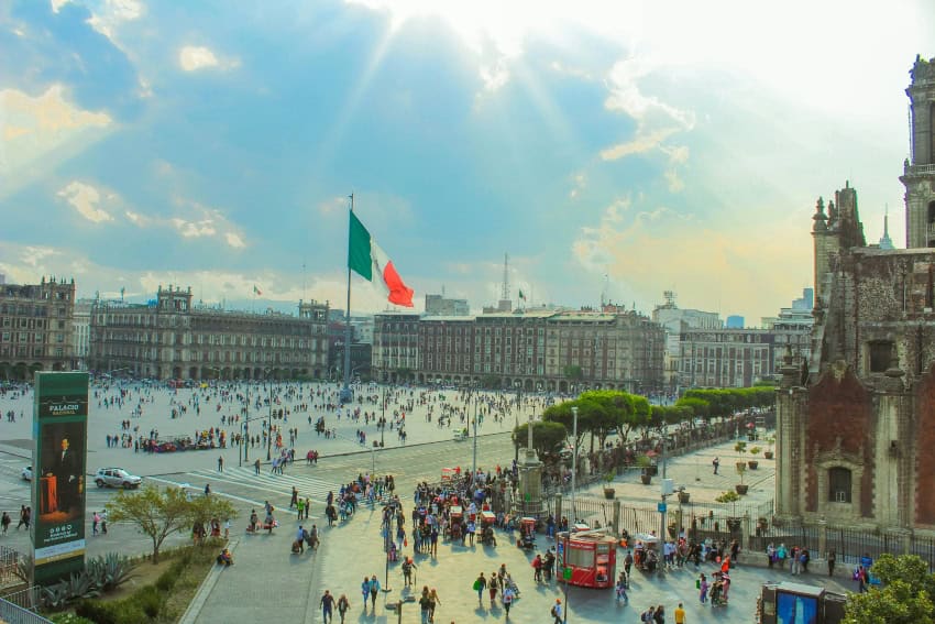 Mexico City zocalo