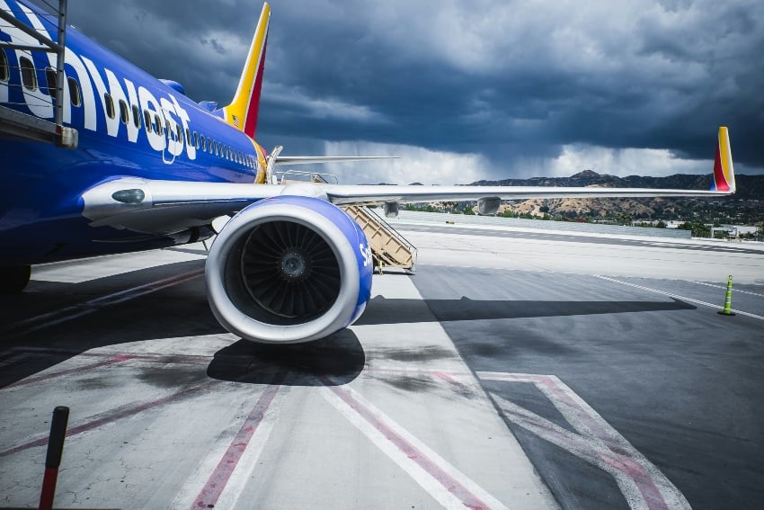 Southwest Airlines jet on the tarmac