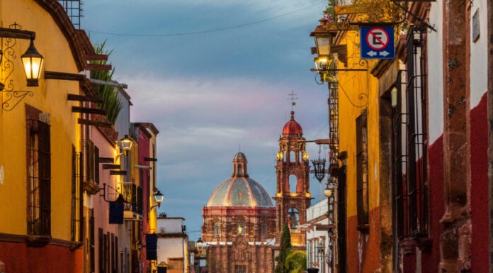 The Temple of San Francisco in San Miguel de Allende.