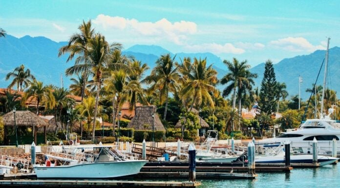 Puerto Vallarta tour boats at the dock