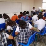 students in classroom