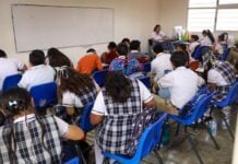 students in classroom