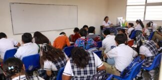 students in classroom