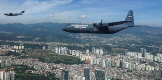 As part of celebrations marking the 216th anniversary of Mexico's independence, the Mexican Air Force conducted several flyovers in the Mexico City area and México state.