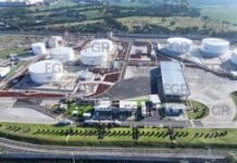 Site of a 59 million-liter fuel smuggling (huachicol) bust in Guanajuato